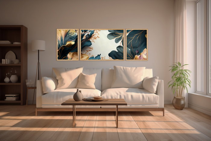Wallity Huhu310 - Conjunto de 3 Cuadros Decorativos Multicolor Wallity Huhu310 - Conjunto de 3 Cuadros Decorativos Multicolor